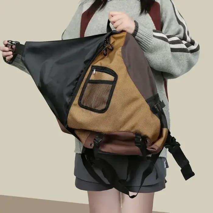 Sac à bandoulière en nylon léger portable