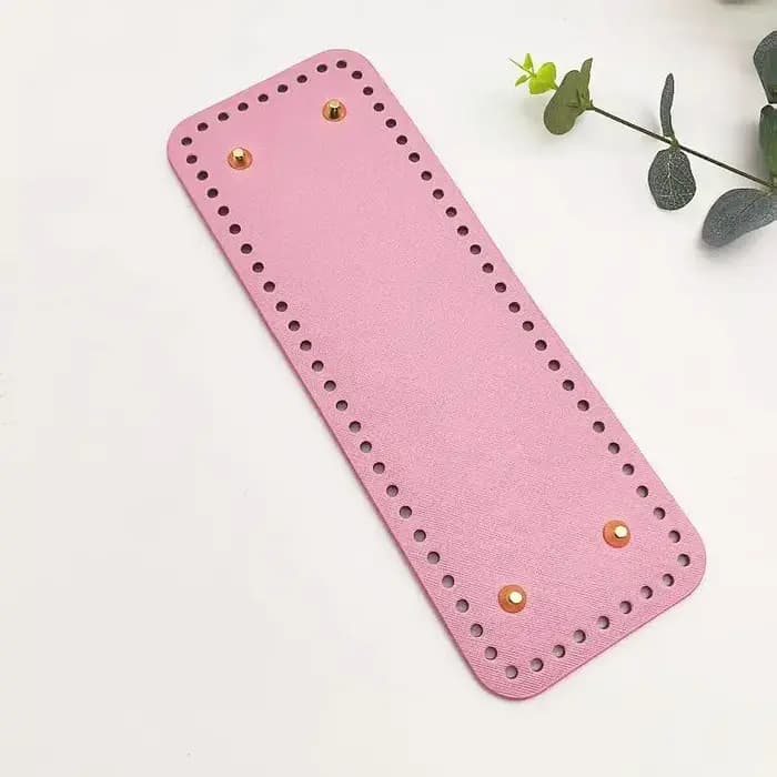 Base rectangulaire en cuir PU 28*10cm pour sacs faits main DIY – Accessoires pour la confection de s