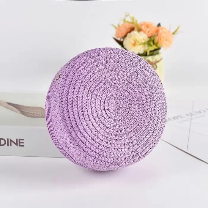 Sac de paille en paille pour femmes et filles