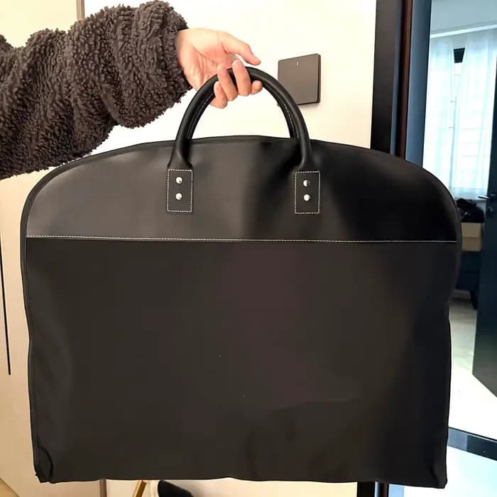 Sac à vêtements de transport en cuir pour voyage