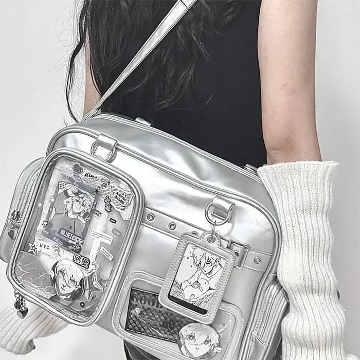 Sac fourre-tout transparent multi-poches