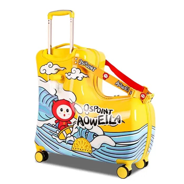 Valise de dessin animé poney mignon pour enfants