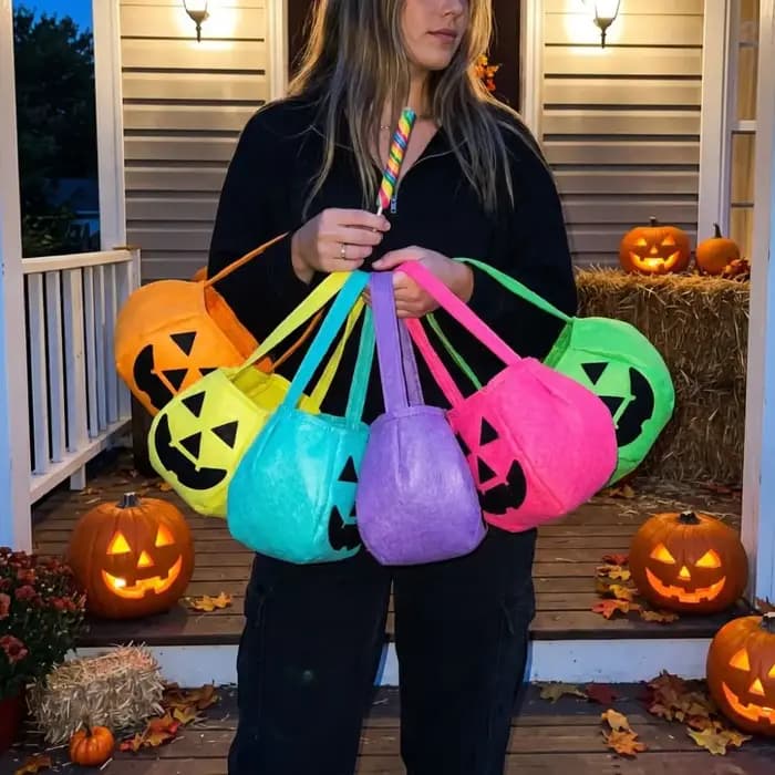 Pochette cadeau, sac à bonbons d'Halloween