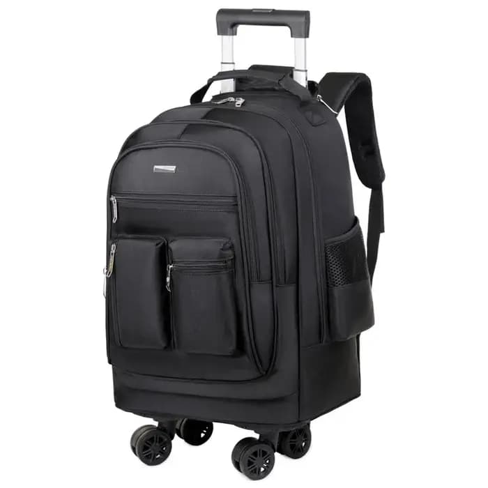 Sac à dos de voyage d'affaires multifonctionnel avec roues pivotantes