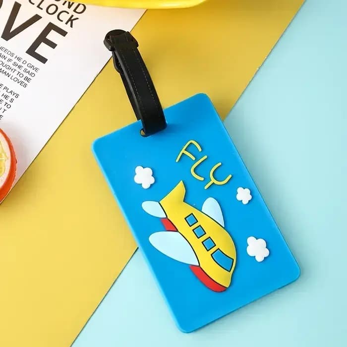 Étiquette d'identification de valise anti-perte en silicone