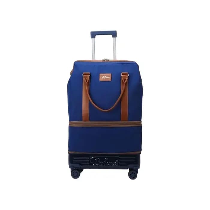 Sac de voyage pliable et extensible avec poignée, valise Internet Celebri Lage avec roues détachable