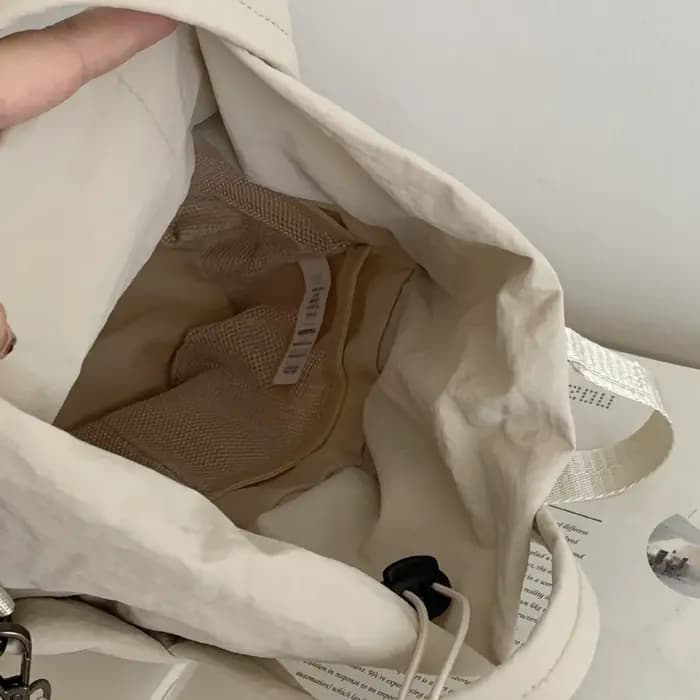 Sac à main LULU en nylon style japonais pour femme