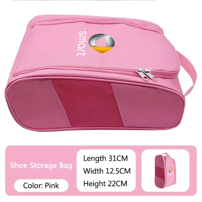 Sac de rangement pour chaussures de sport en tissu, avec emblème de voiture, pour voyage, compatible