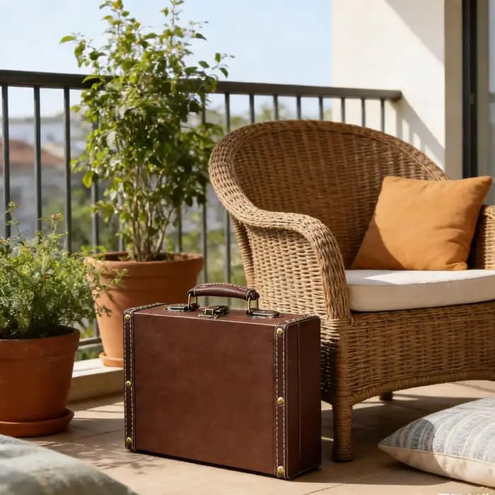 Valise antique, coffres à l'ancienne