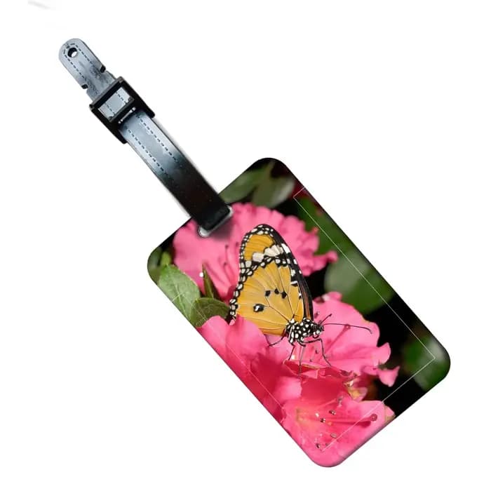 Étiquette de bagage papillon pour femmes