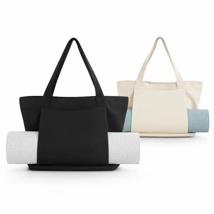 Sac de transport pour tapis de yoga avec support externe – Sac à bandoulière grande capacité pour la gym et le fitness