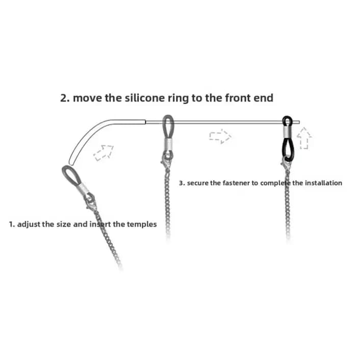 Cordon anti-perte pour lunettes