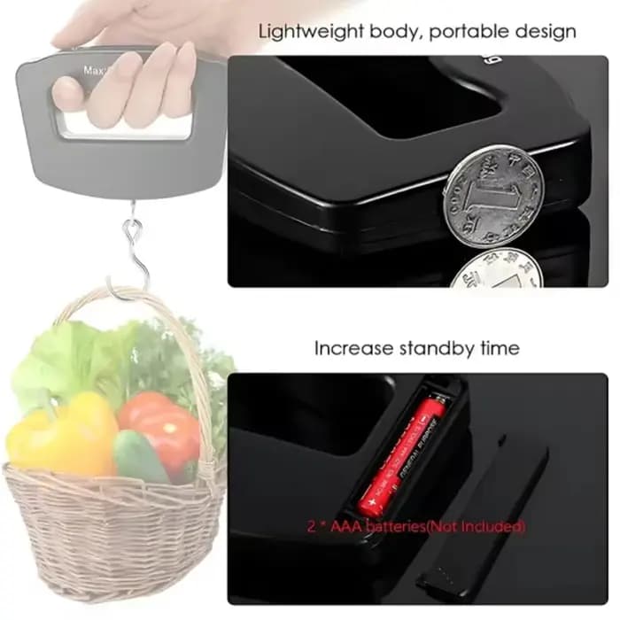 Balance à bagages numérique 50kg/10g