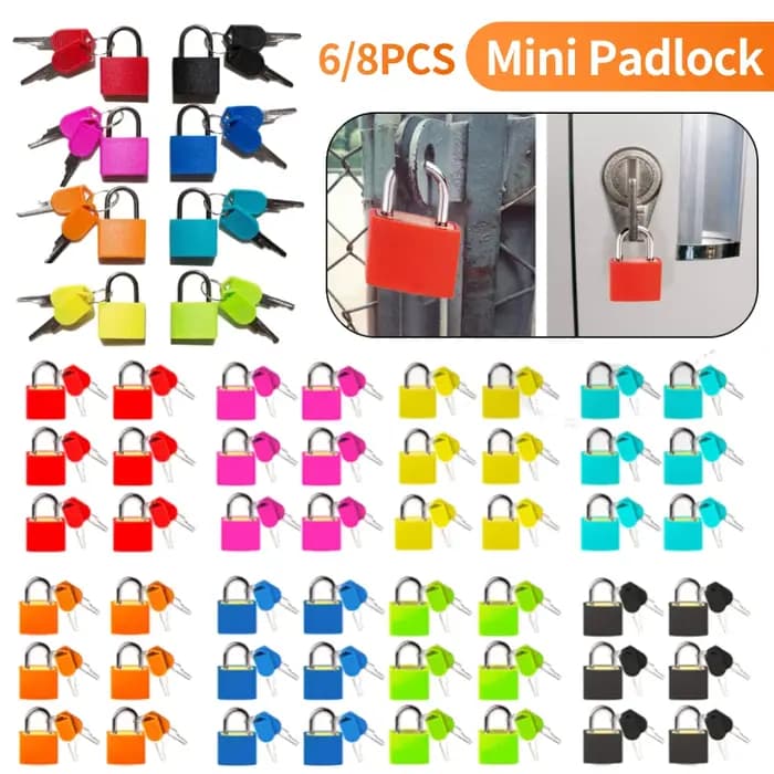 Mini cadenas en acier pour valise de voyage