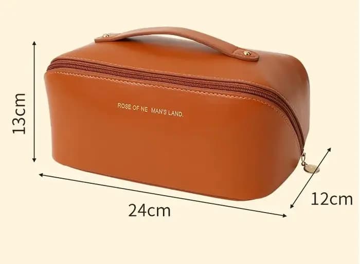 【Ventes chaudes】 sac de maquillage Portable grande capacité sac de rangement de beauté et de soins de la peau sac d'embrayage étanche de haut niveau d'apparence