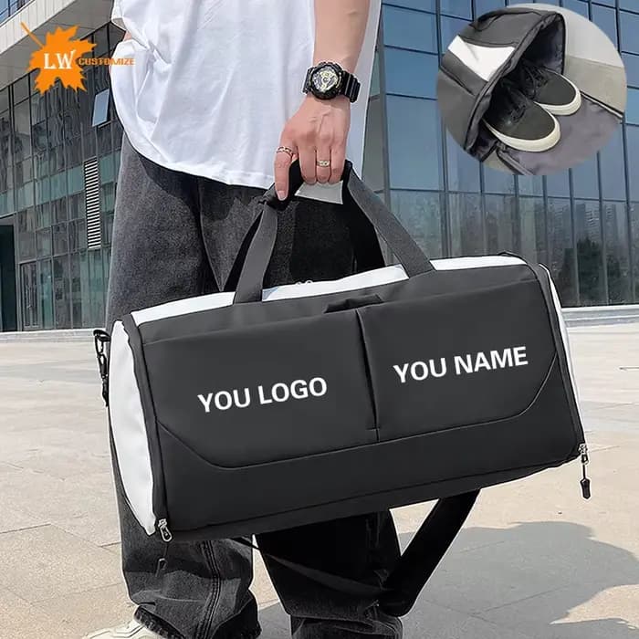Sac de voyage avec logo personnalisé pour homme
