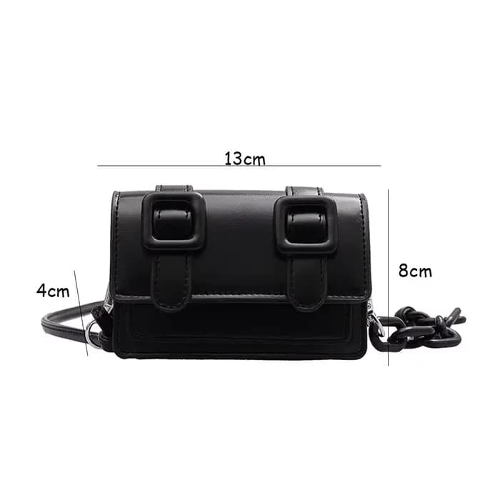 Mini petits sacs messager pour femmes fille chaîne sac à main en cuir PU sac
