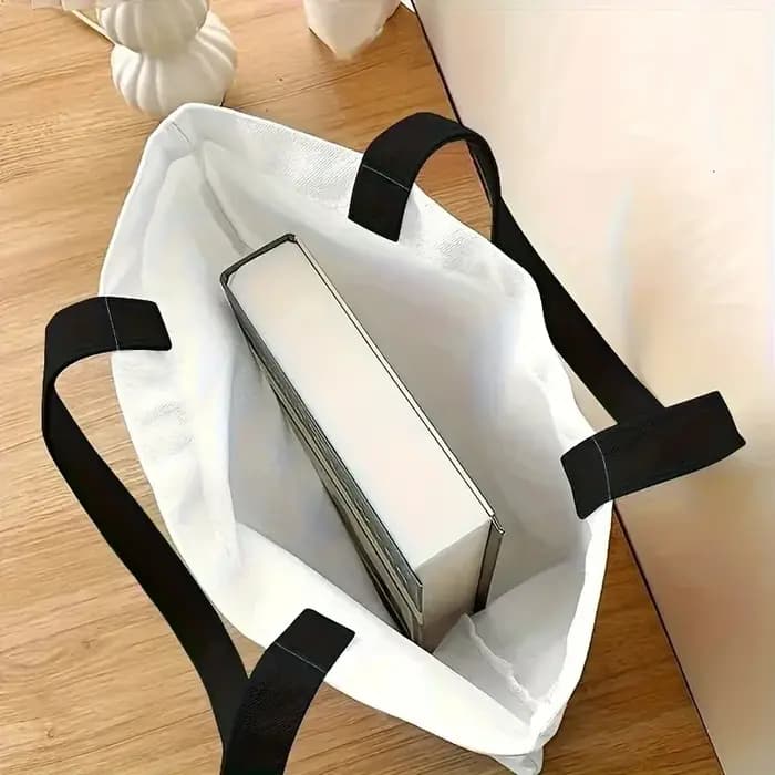 Sac fourre-tout amusant en polyester durable à grande capacité avec motif de dessin animé Teckel « Jambes courtes