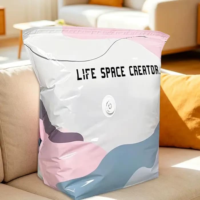 Sacs sous vide pour vêtements, portables, réutilisables, hermétiques, sacs de rangement sous vide pour vêtements, oreillers, couettes, literie