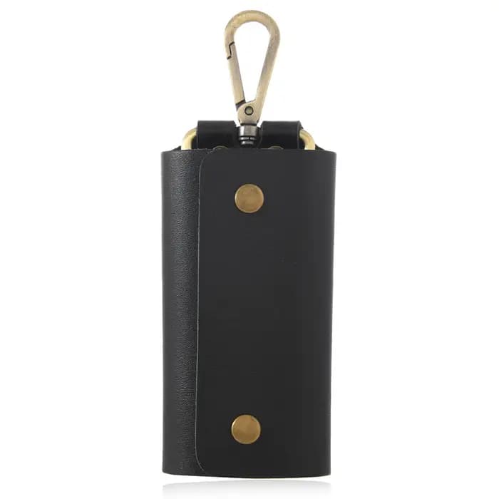 Porte-clés en cuir, organisateur de clés, portefeuille de rangement de clés en cuir véritable pour l