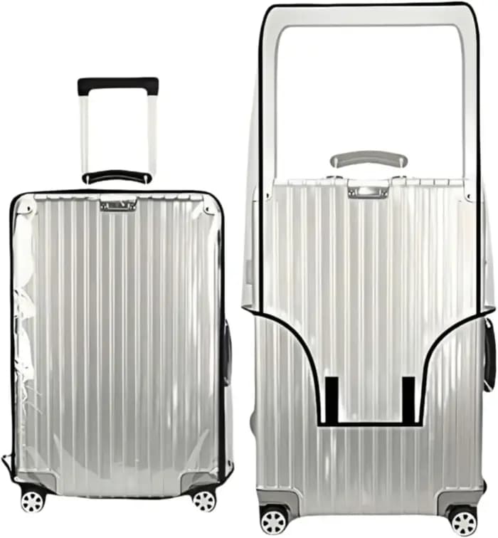 Protecteur de bagages housse de valise transparent PVC