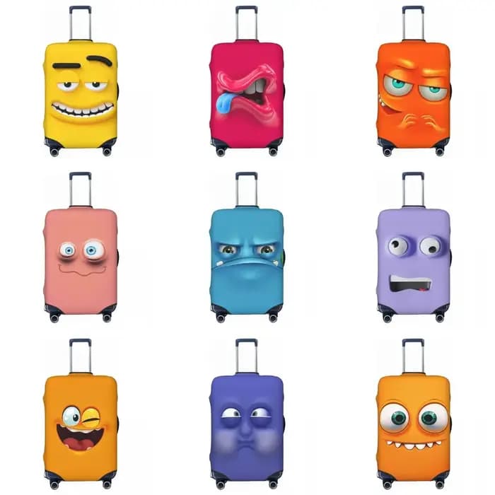 Housse de valise à Expression drôle