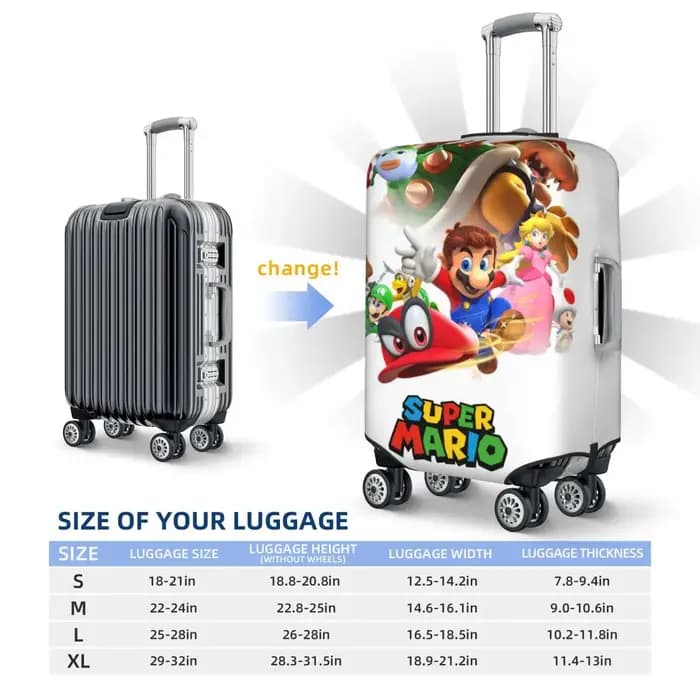 Housse de protection pour bagages personnalisée