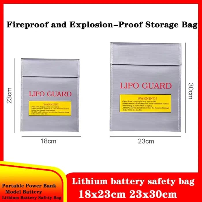 Sac de sécurité pour batterie au Lithium