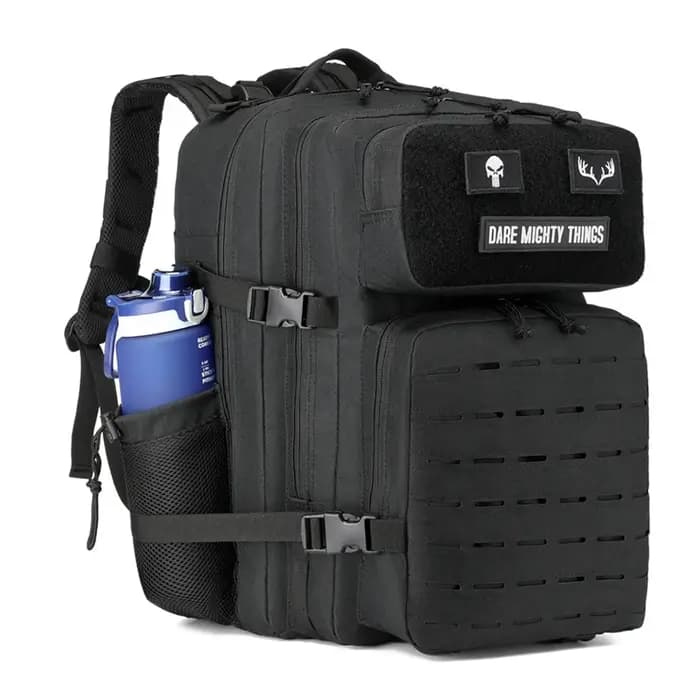 45L sac à dos extérieur pour hommes sac à dos Molle sac à dos de randonnée avec support de bouteille