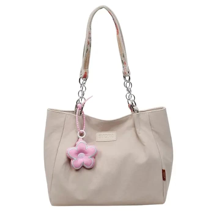 Sac pour femmes avec décoration florale en Nylon