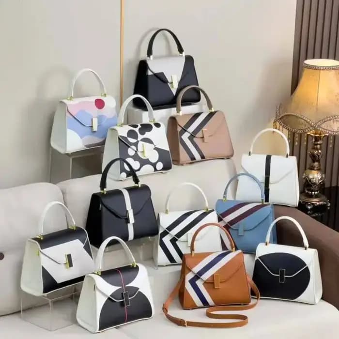 Sac à main élégant pour femme avec motif géométrique