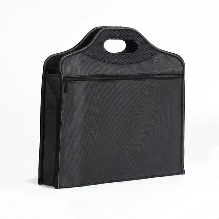 Sac à documents portable étanche et épaissie avec fermeture éclair, dossier de fichiers Oxford double couche, étui à bombes de bureau, remplissage Tute Business, A4