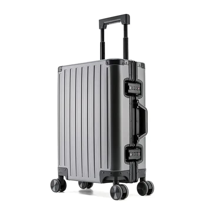 Valise en alliage d'aluminium et de magnésium pour hommes et femmes