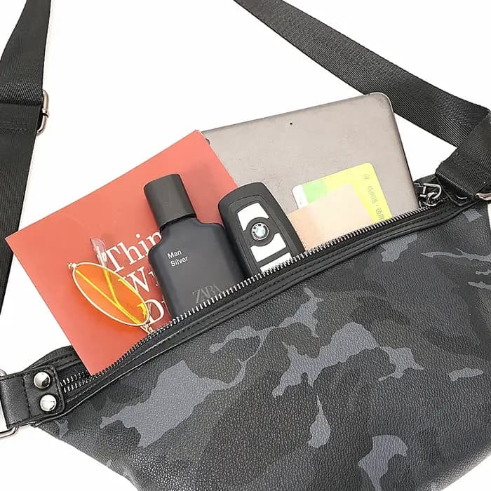 Nouveaux sacs banane de Camouflage pour hommes Version coréenne sac de taille petits