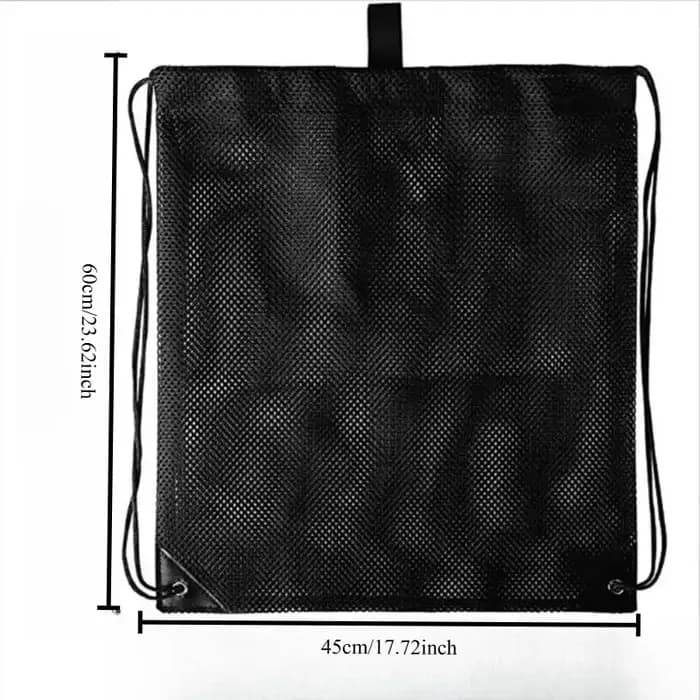 Sac à dos en maille avec corde