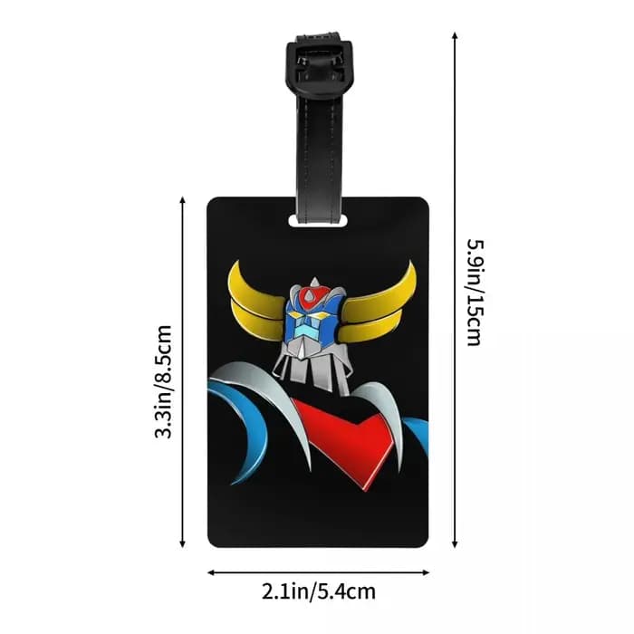 Étiquettes à Bagages Personnalisées Goldorak Grendizer pour Valises