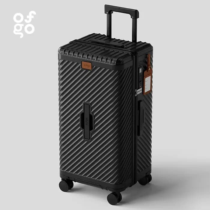 Ofgo valise grande capacité 20-30 pouces avec porte-gobelet