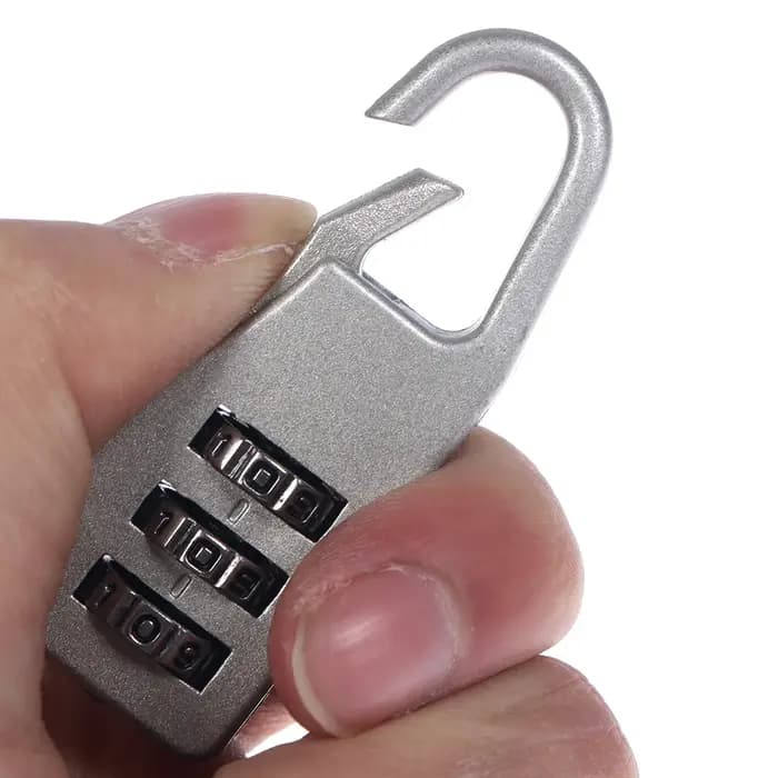 Mini Cadenas à 3 Chiffres Réinitialisable pour Bagages de Voyage