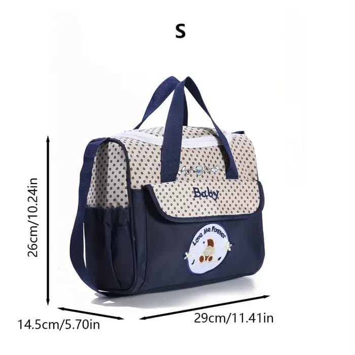 Sac de maman multifonctionnel à une épaule de taille moyenne à la mode ; Sac