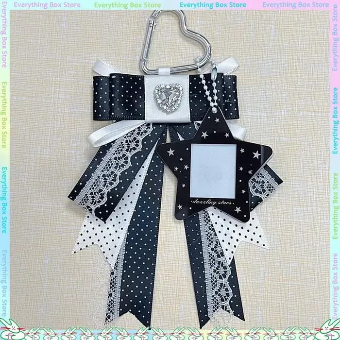 Accessoires à nœuds à pois pour la décoration de sacs bandoulière Itabag (thème Star Chasing & Anime)