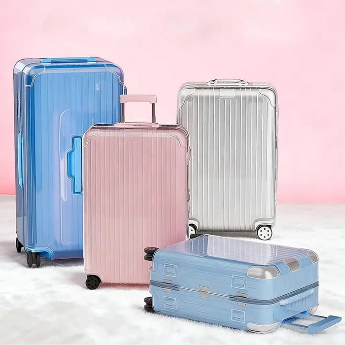 Housse de protection transparente pour bagages