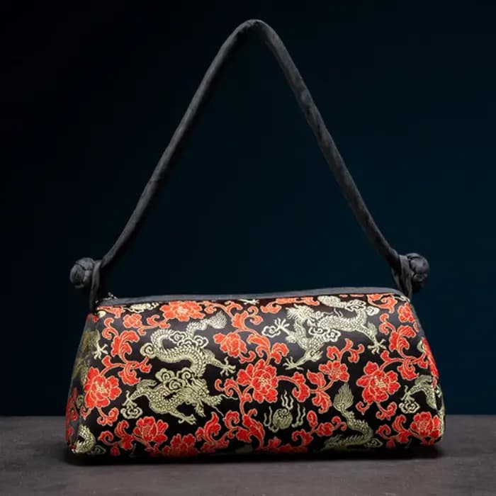 Sac à bandoulière de mode femmes sac à main de luxe sac en soie brodé femme sac à main petit mignon