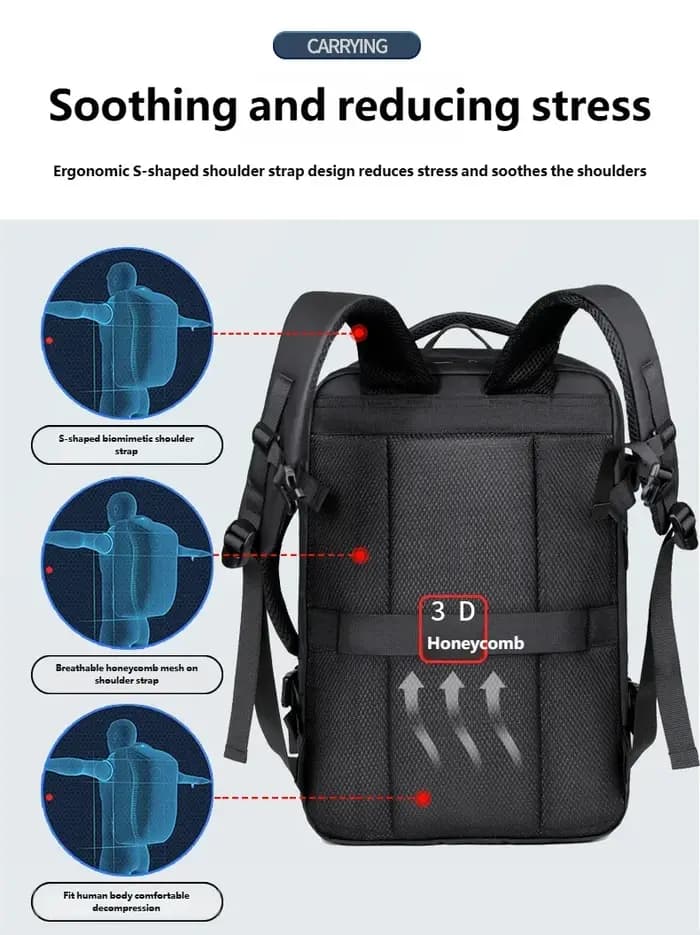 Sac à dos de voyage de grande capacité pour hommes