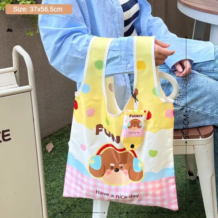 Sac de courses mignon de grande capacité