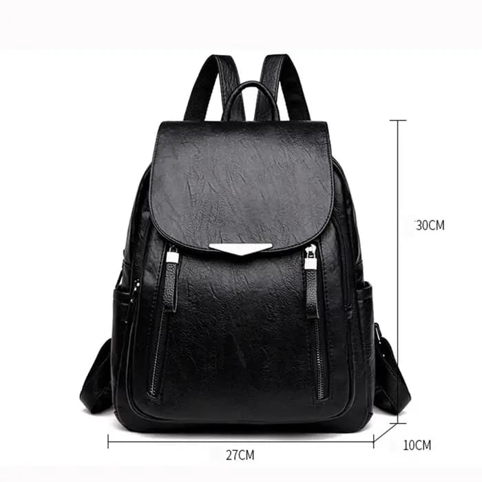 Grand Sac à Dos de Voyage en Cuir PU pour Femme Cartable pour Fille