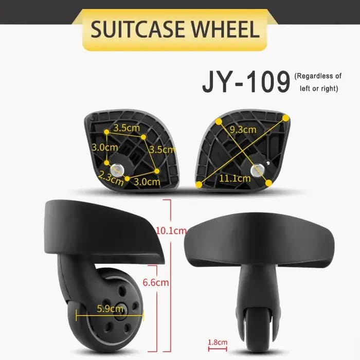 Convient pour Samsonite roue JY-105 JY-106 JY109 valise JY-110 charge