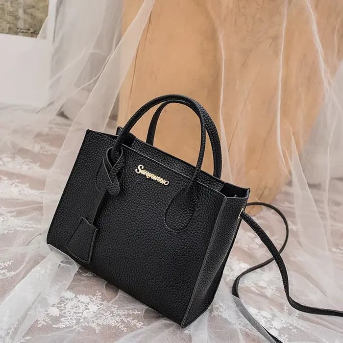 Sac à main élégant à carreaux pour femme avec bandoulière amovible — Sac