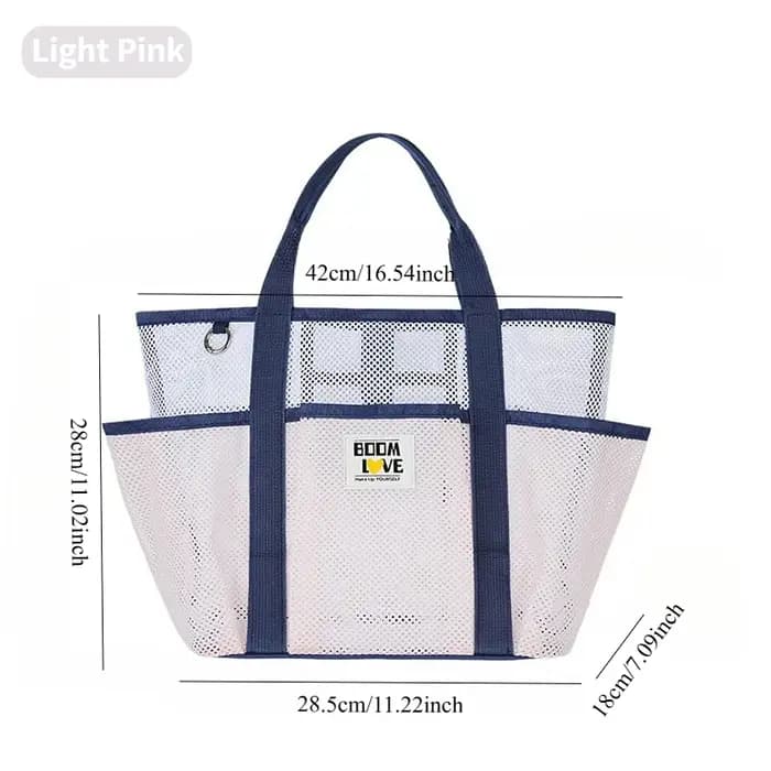 Grand sac de plage en maille