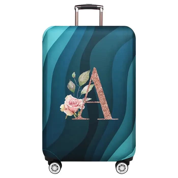 Housse de protection élastique pour valise de voyage, série Rose Gold, adaptée aux valises de 18 à 3