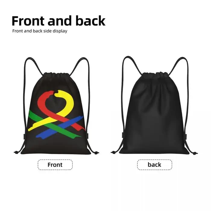 United Colors Of Benetton Sacs à dos portables avec cordon de serrage, sacs de sport, sacs à livres pour homme et femme, pour l'école